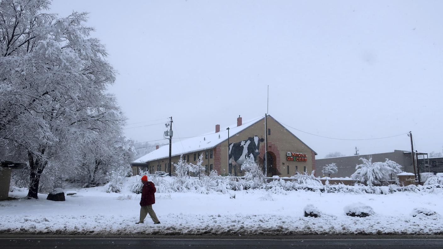 La neve è caduta abbondante anche in Stati più meridionali come l'Arizona