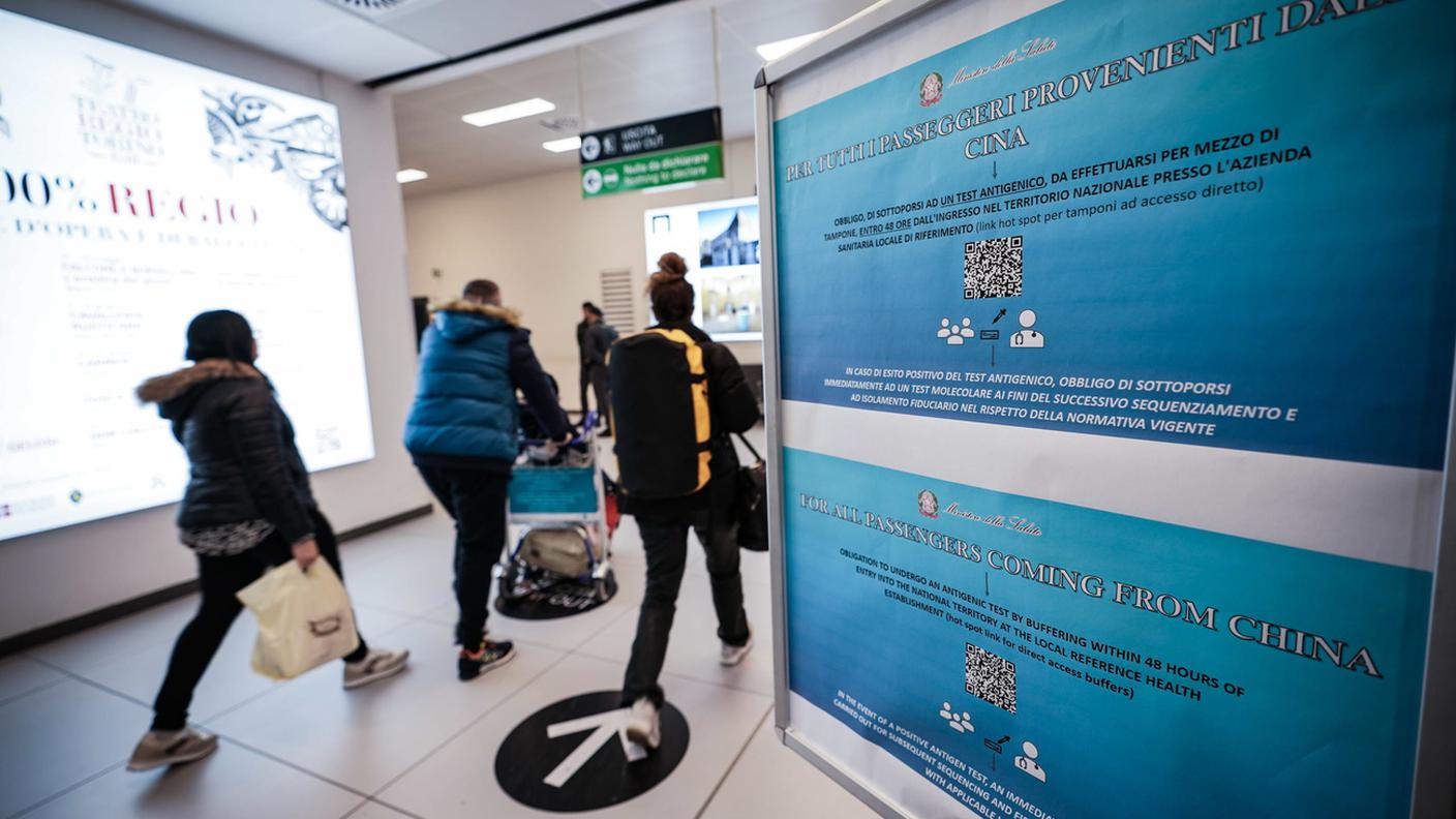 A Malpensa i viaggiatori dalla Cina obbligati al test Covid