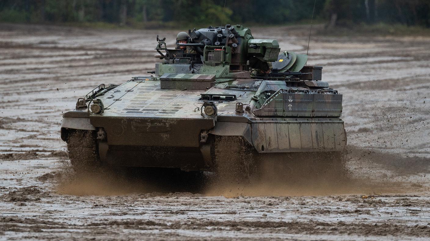 Un blindato Marder della Bundeswehr