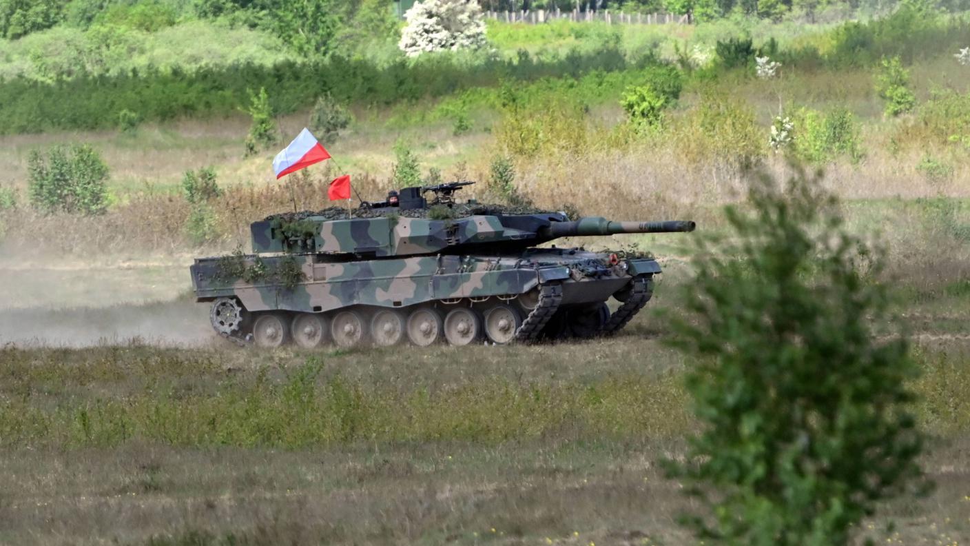 Un Leopard 2 dell'esercito polacco