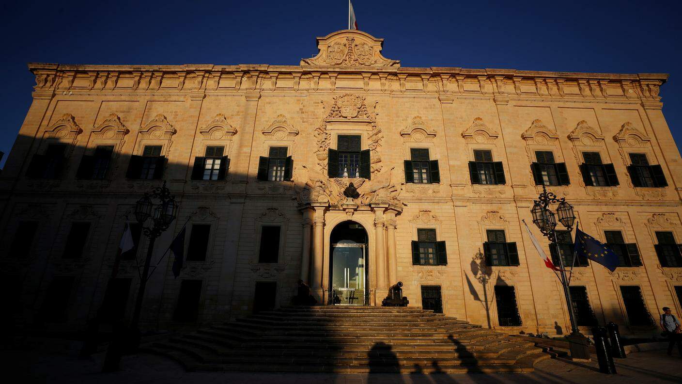 Il palazzo governativo di Malta