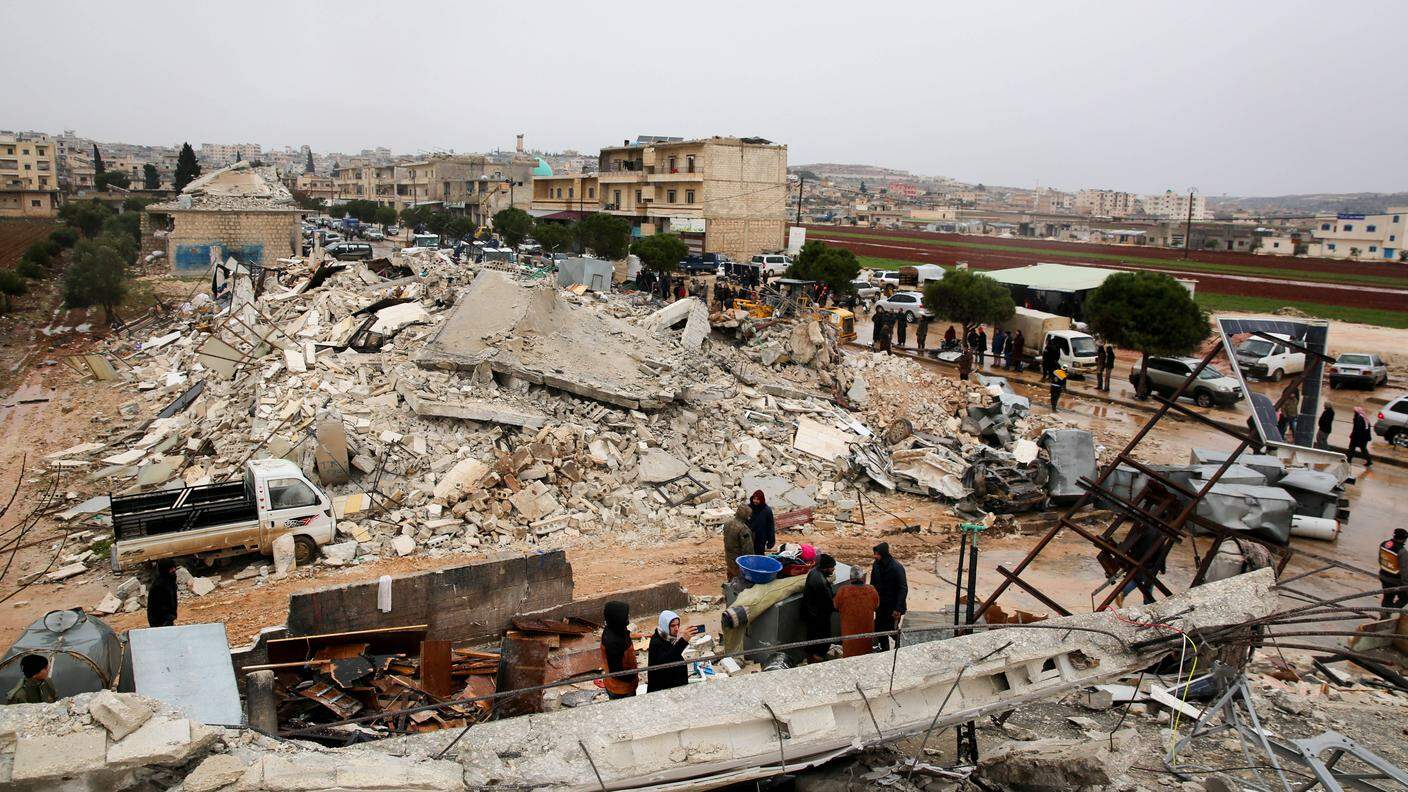 I danni in territorio siriano