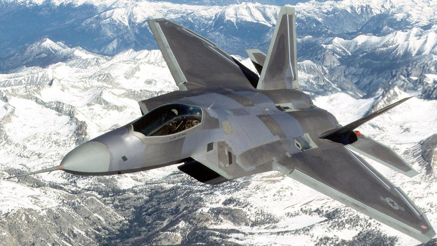 L'operazione compiuta da un caccia F-22 