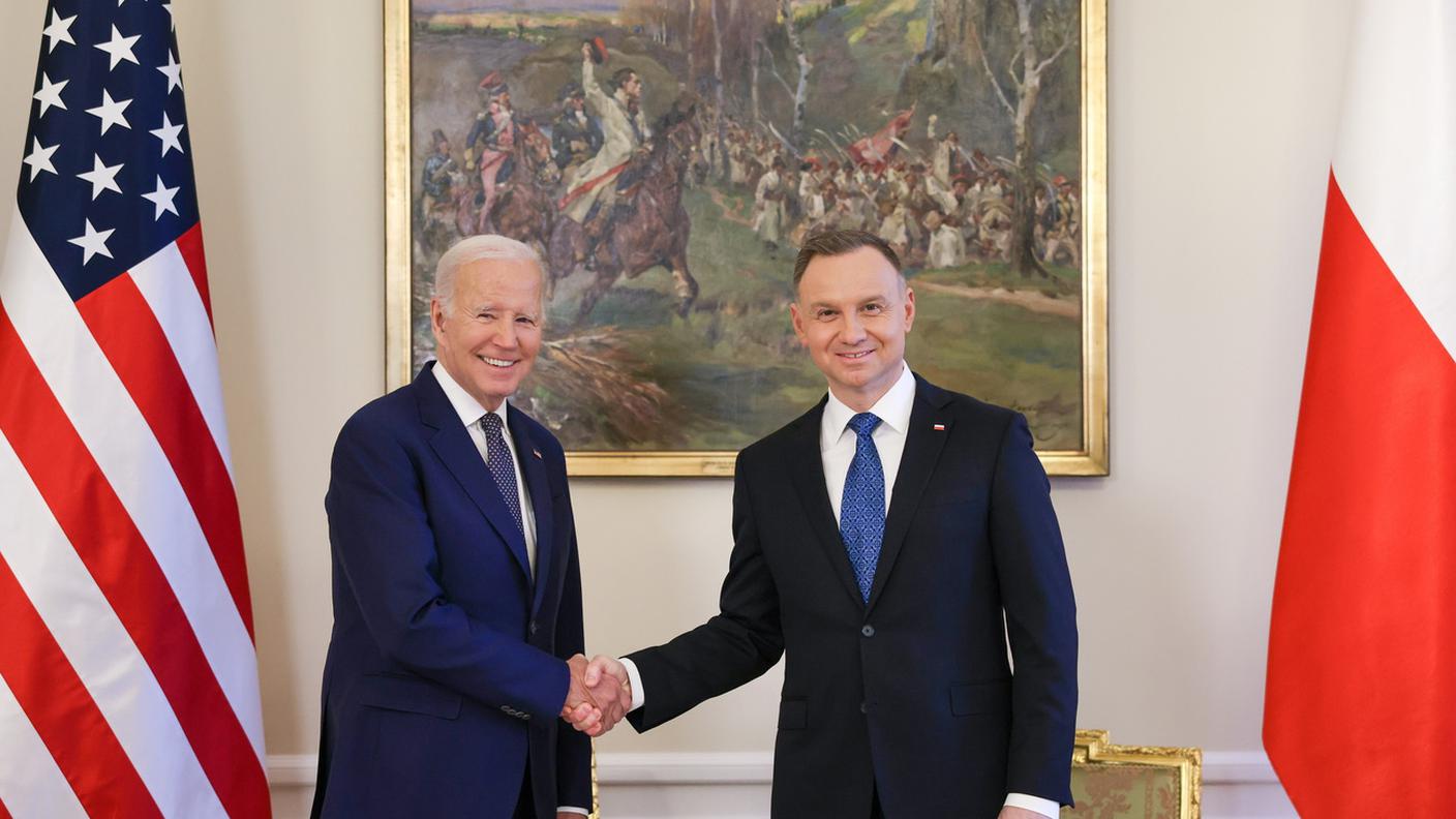 Biden Duda Varsavia