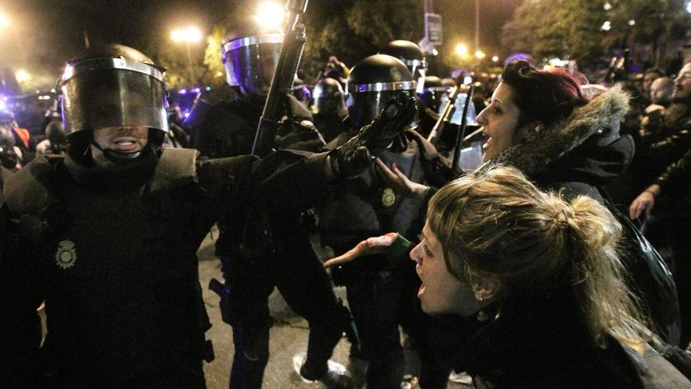Sempre più disoccupati...e arrabbiati. Manifestazione a Madrid in settembre