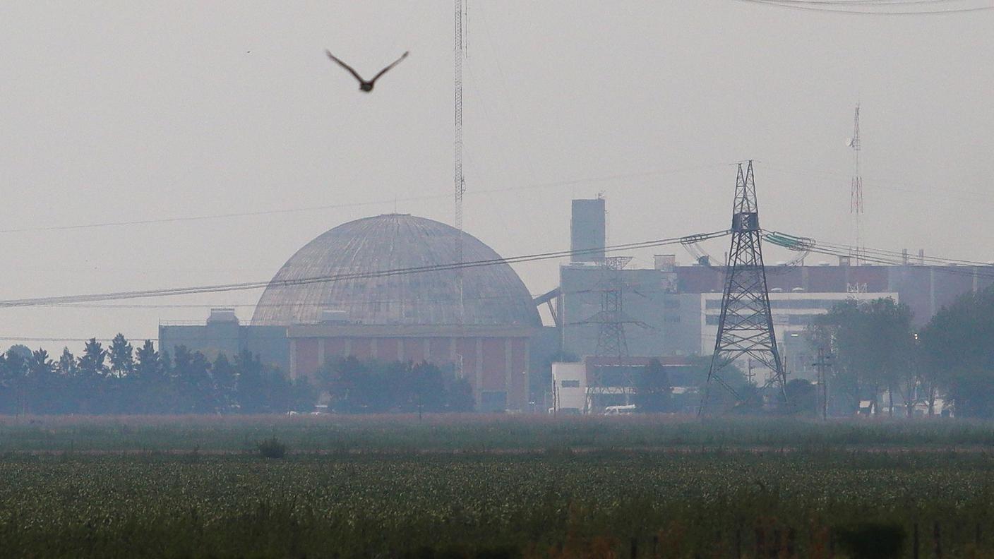La centrale nucleare Atucha durante il blackout