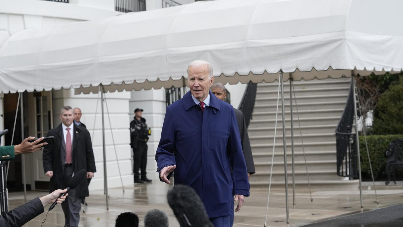 Il presidente americano in un'immagine scattata oggi a Washington
