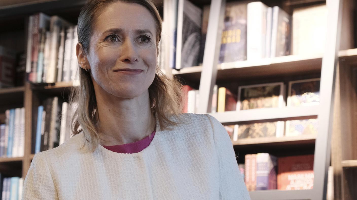 La premier uscente Kaja Kallas, favorita dei sondaggi