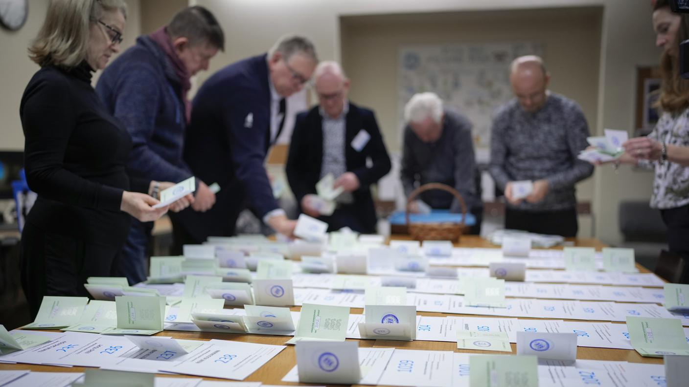 Lo spoglio delle schede di voto