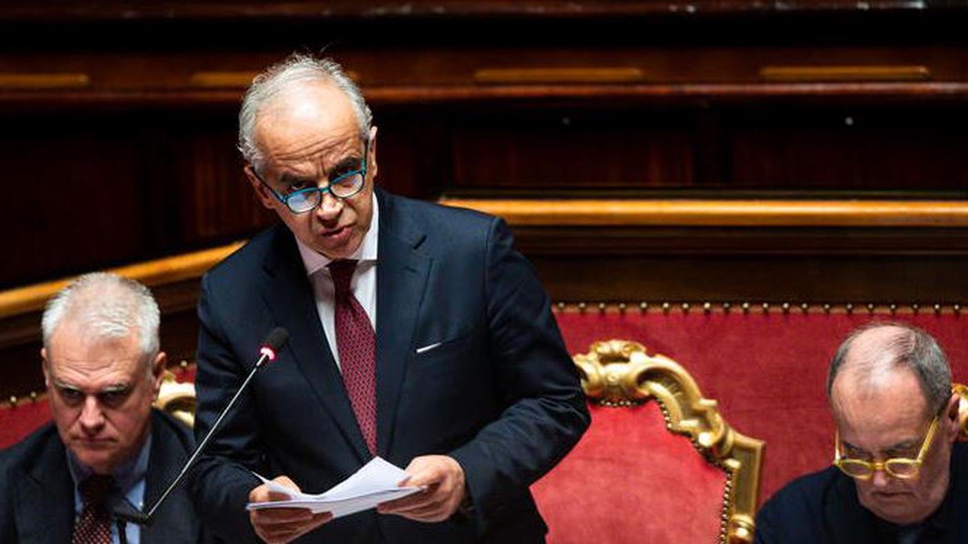 Il ministro dell'Interno italiano Matteo Piantedosi