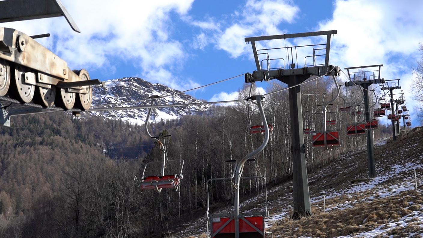 Impianti dismessi a Caspoggio, in provincia di Sondrio