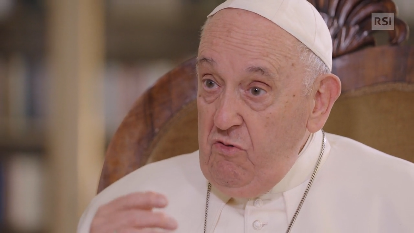 Papa Francesco nell'intervista rilasciata in esclusiva alla RSI