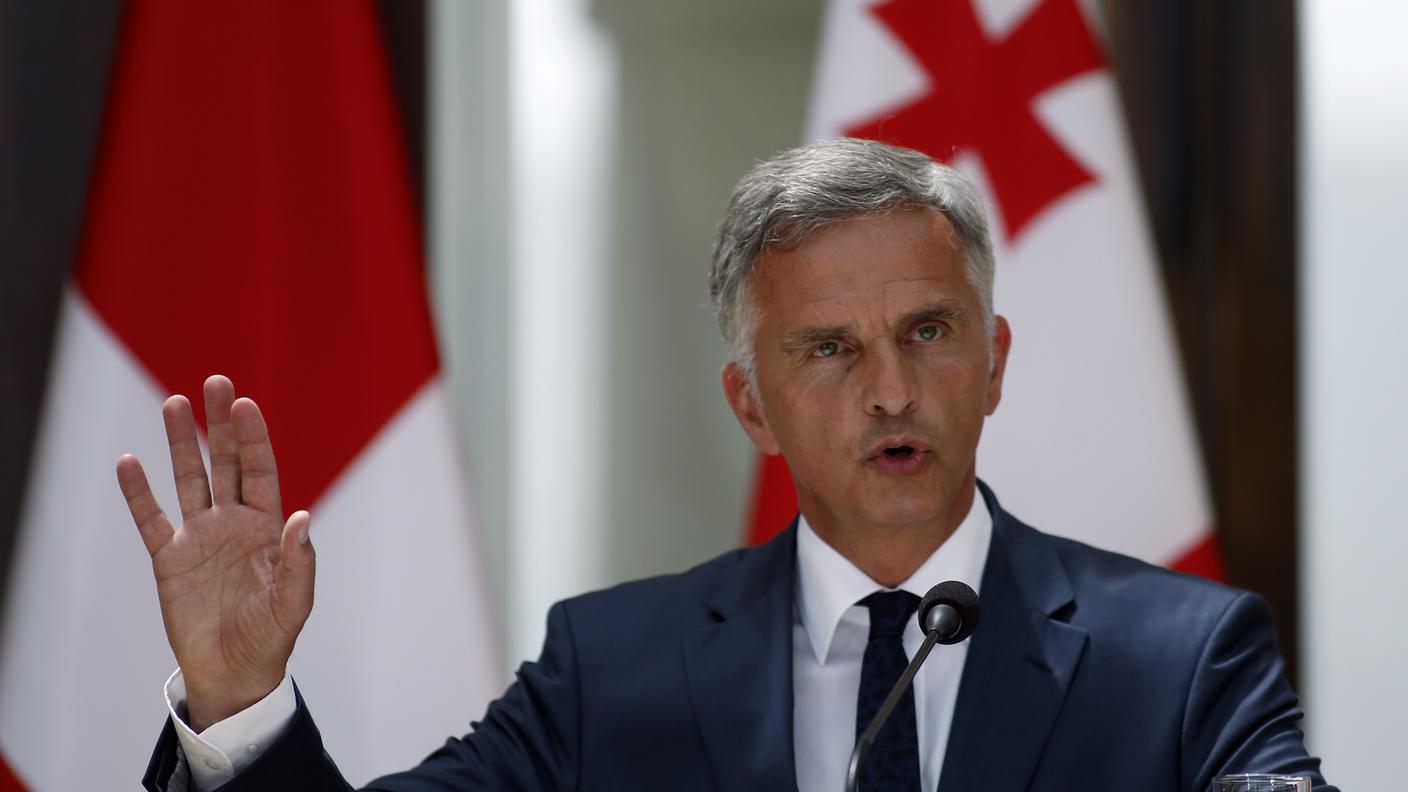Il presidente dell'OSCE, l'elvetico Didier Burkhalter