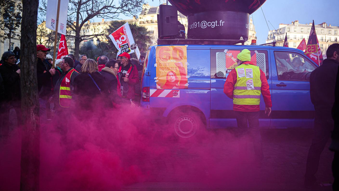 Le proteste a Parigi