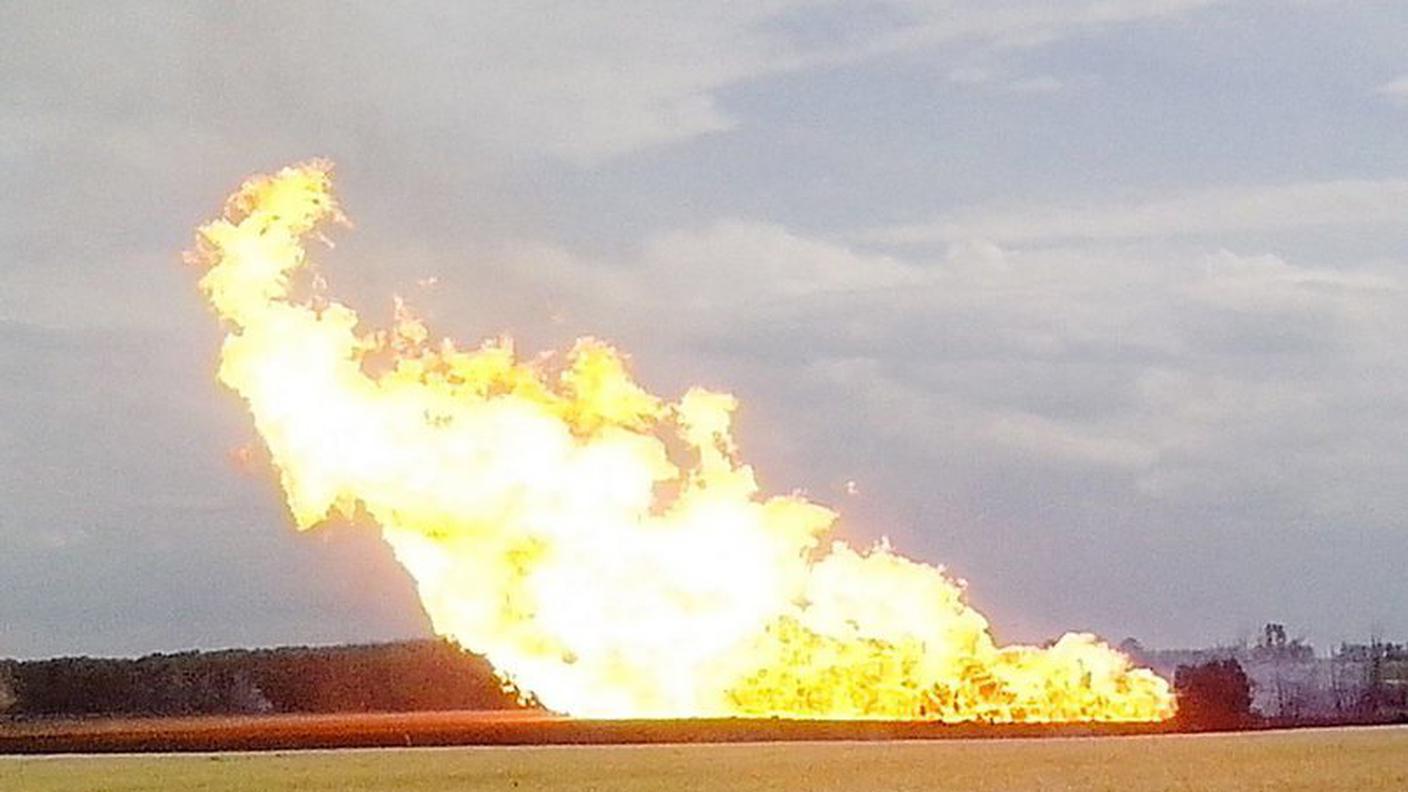 Il gasdotto Urengoi-Pomary-Uzhgorod in fiamme nella regione di Poltava