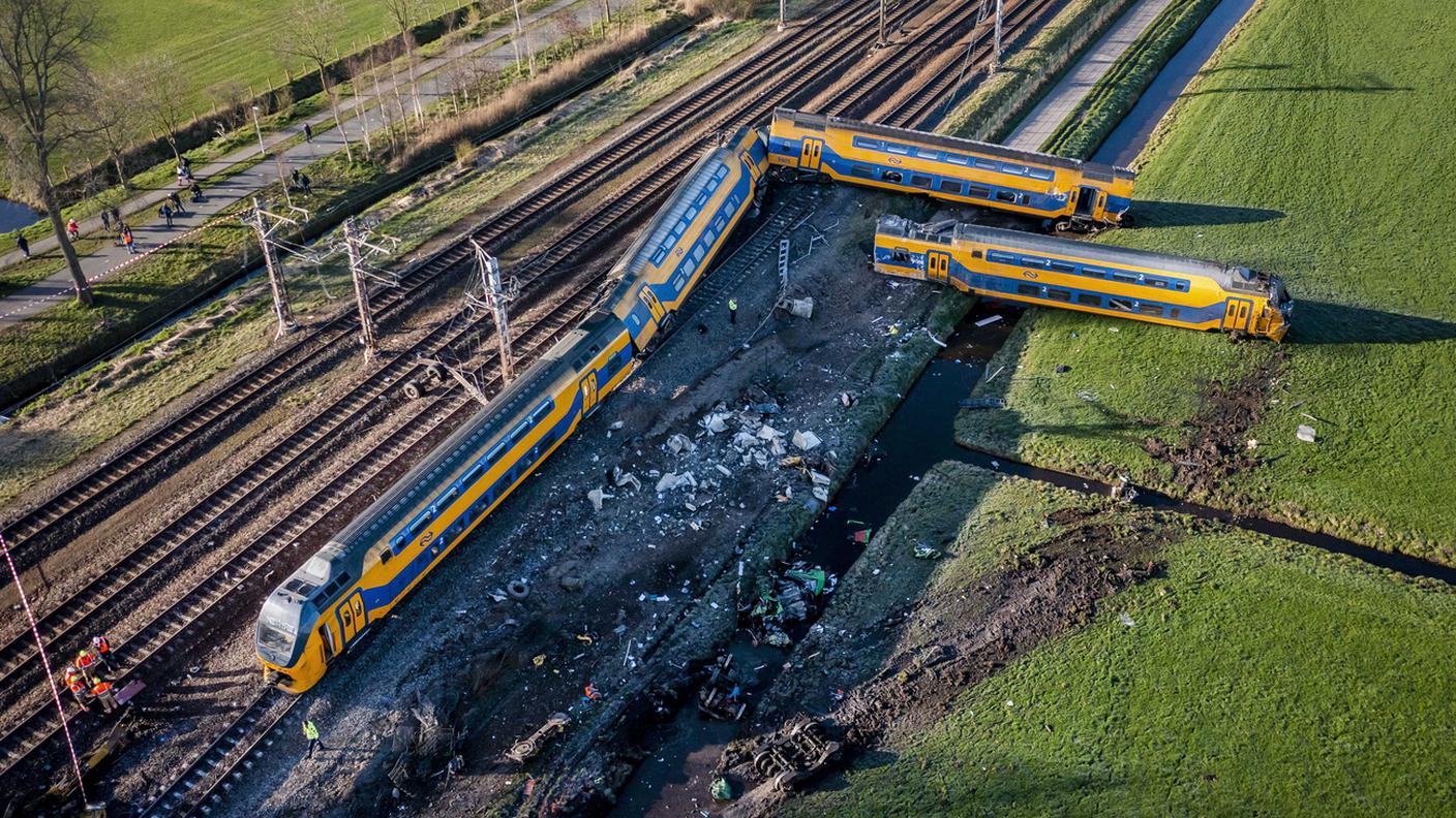 Il treno visto dall'alto