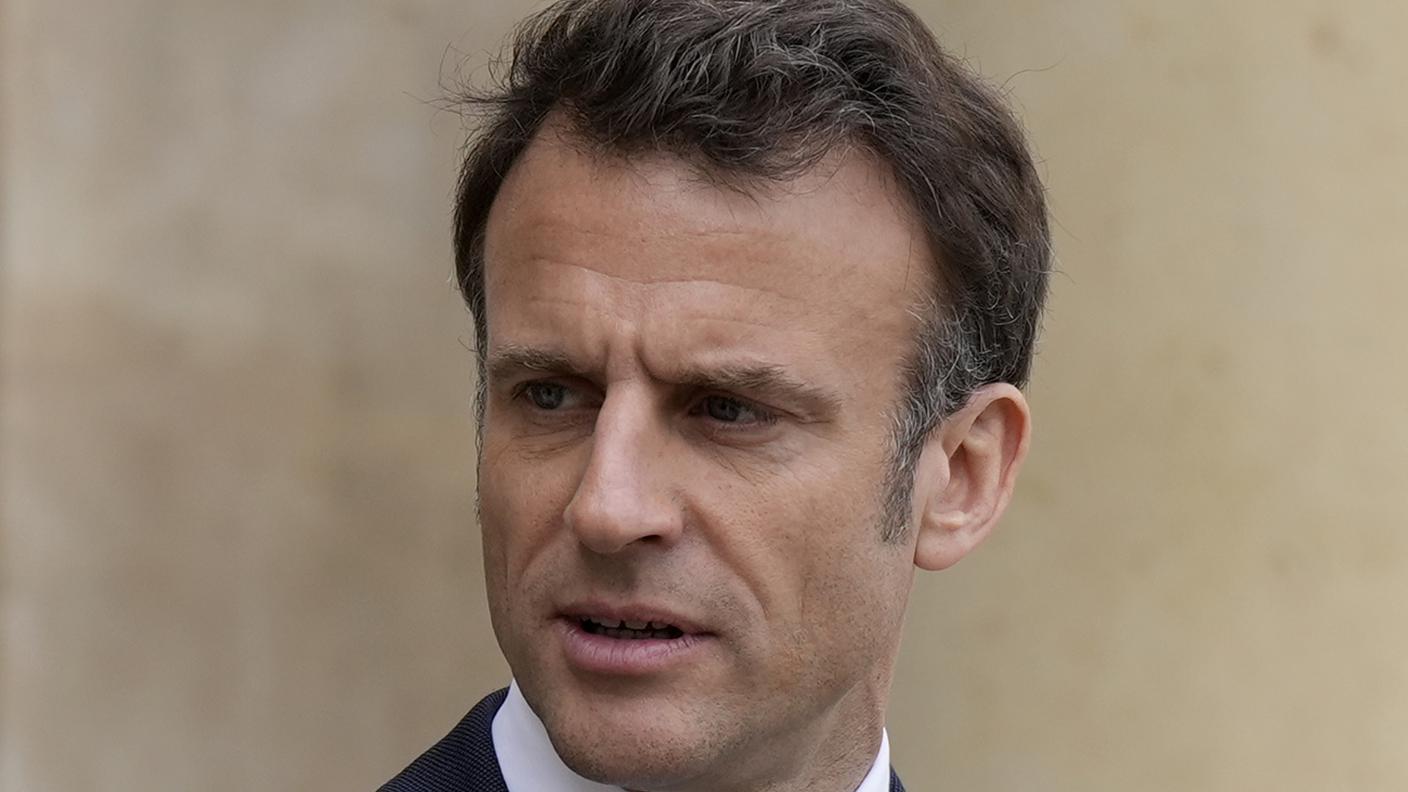 Il presidente francese Emmanuel Macron 