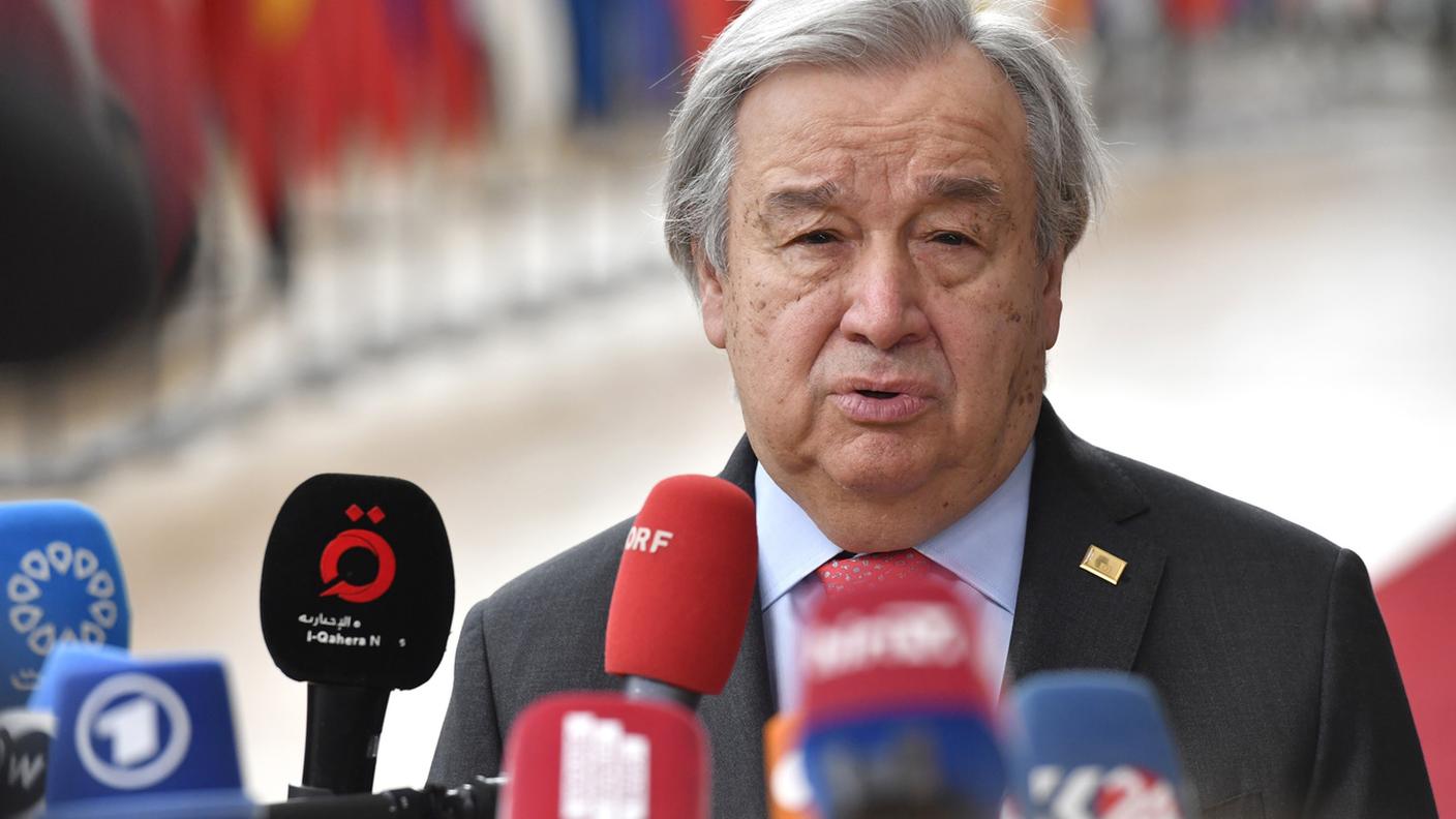 Nel sommario di conversazioni trapelate Guterres (foto) si definisce "sdegnato" anche per il divieto di una visita in Etiopia