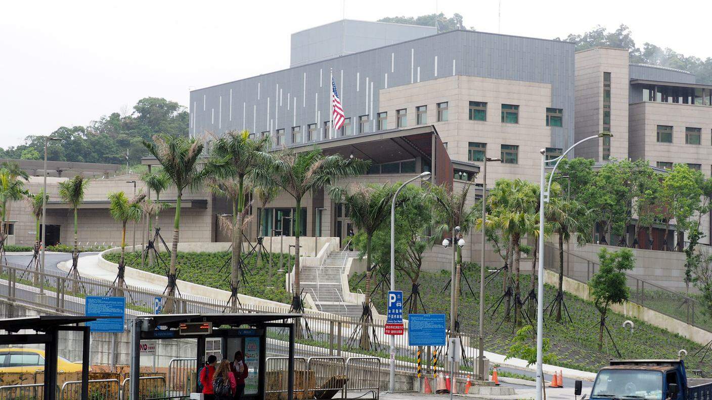 L'American Institute in Taiwan, non è ufficialmente un'ambasciata