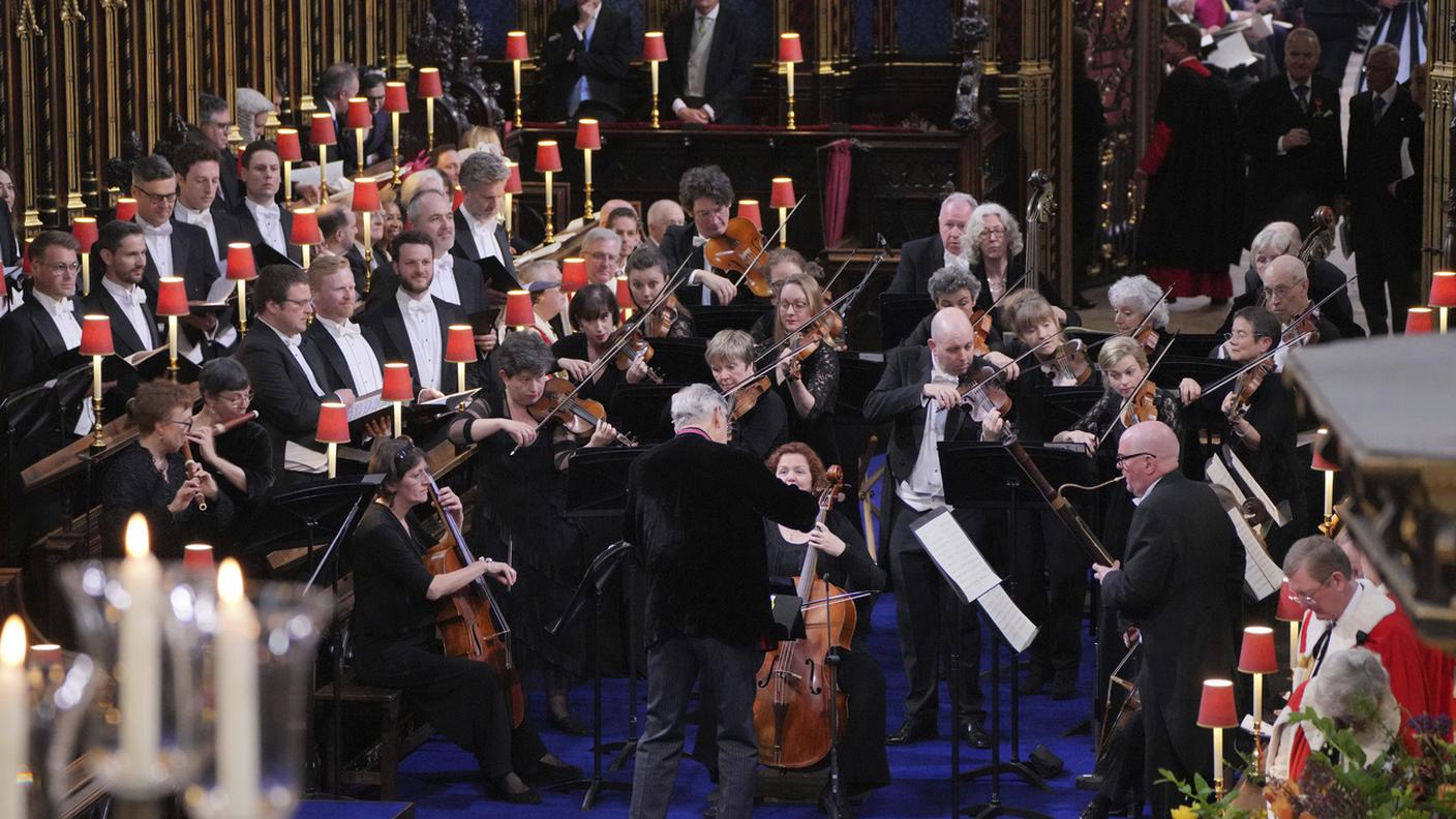 Concerto in abbazia prima dell'incoronazione