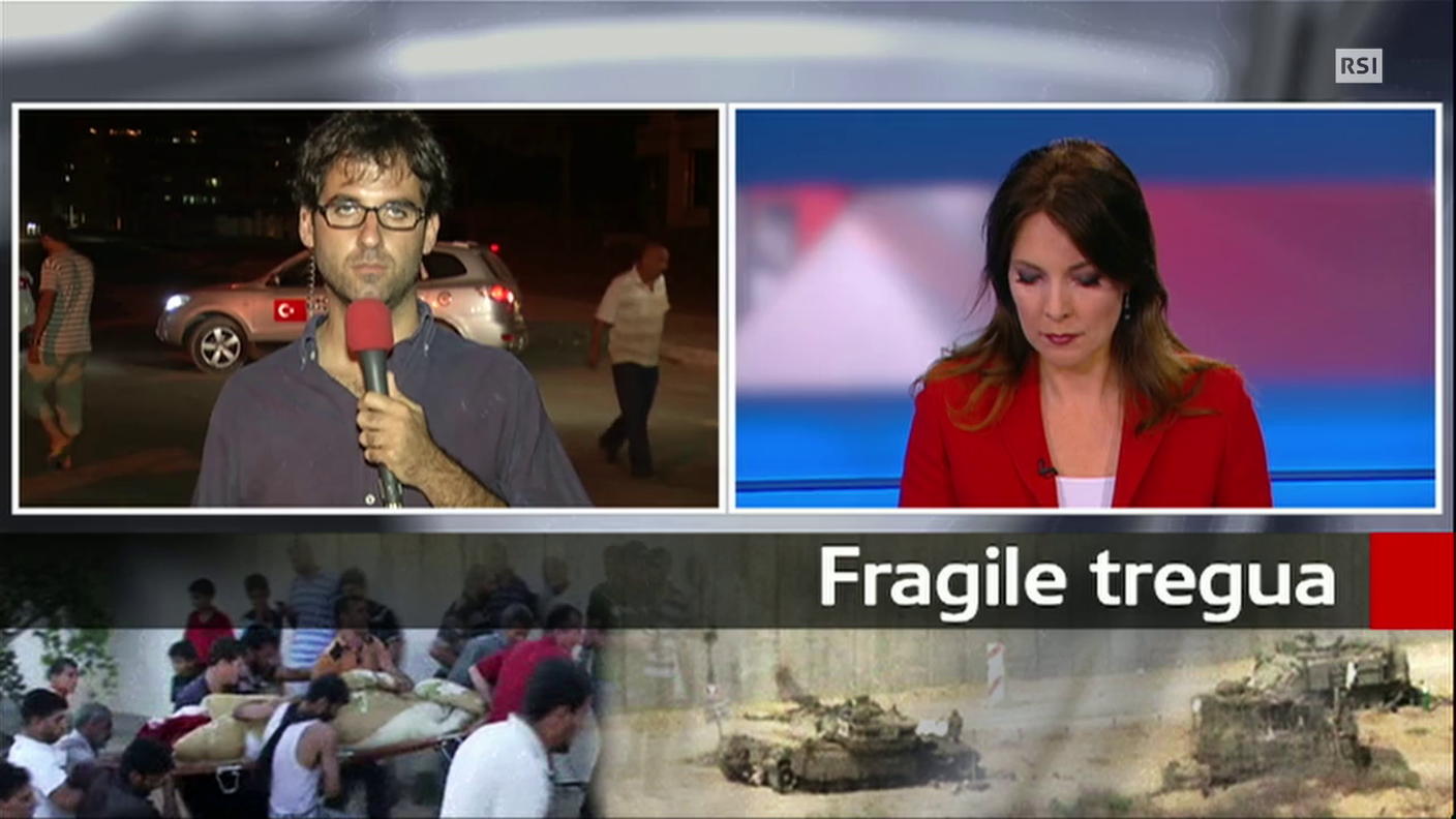 TG20 DEL 26.07.2014: "Fragile tregua, le impressioni del collaboratore a Gaza Gabriele Barbati"
