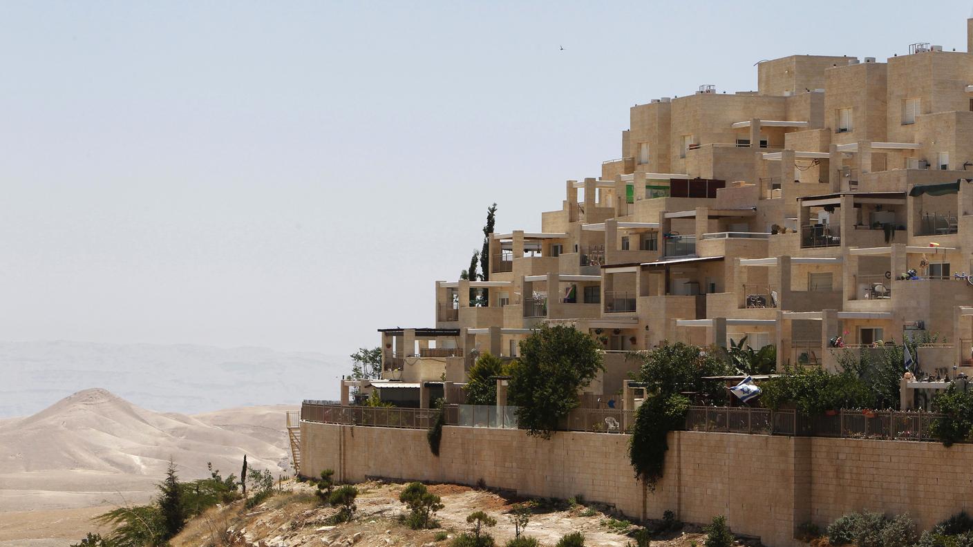 Uno scorcio della colonia israeliana di Maale Adumim
