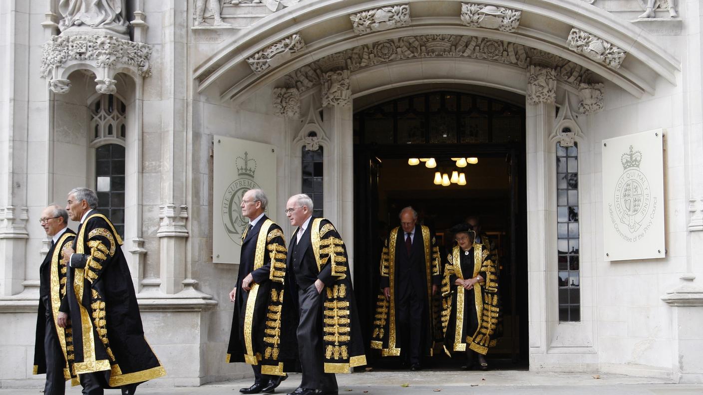 Giudici della Corte suprema di Londra