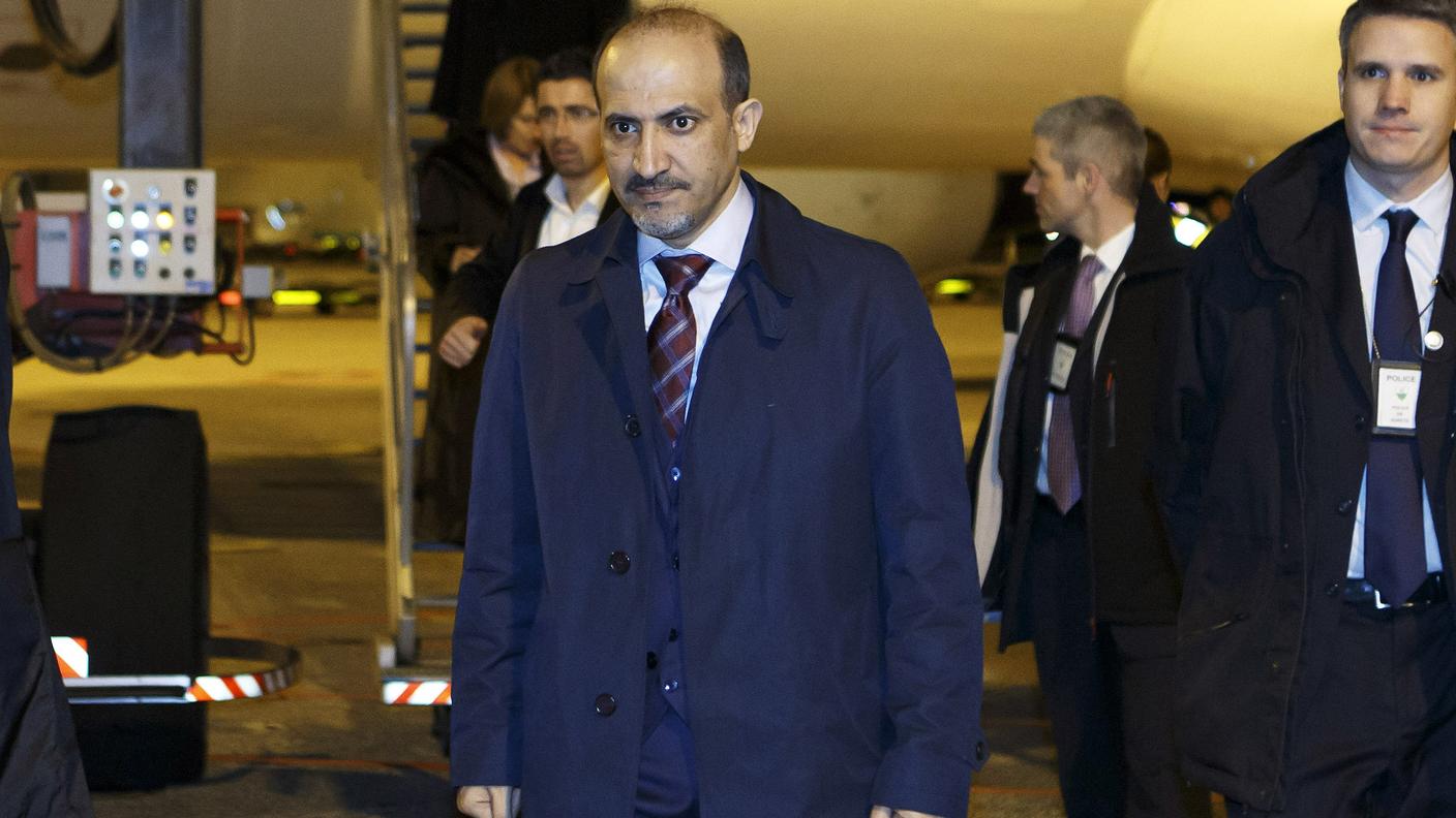 il presidente dell'opposizione siriana Ahmed Jarba