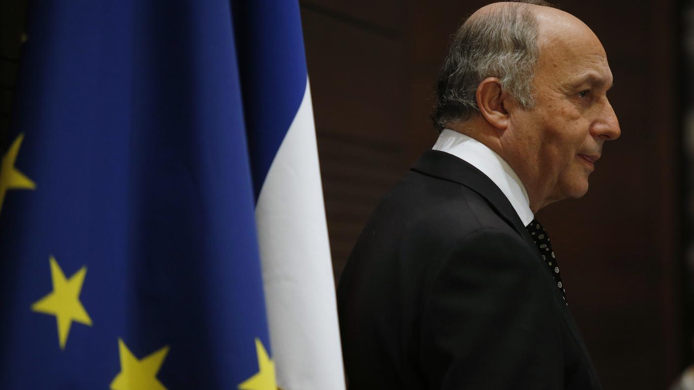 Il ministro degli esteri francesi Fabius