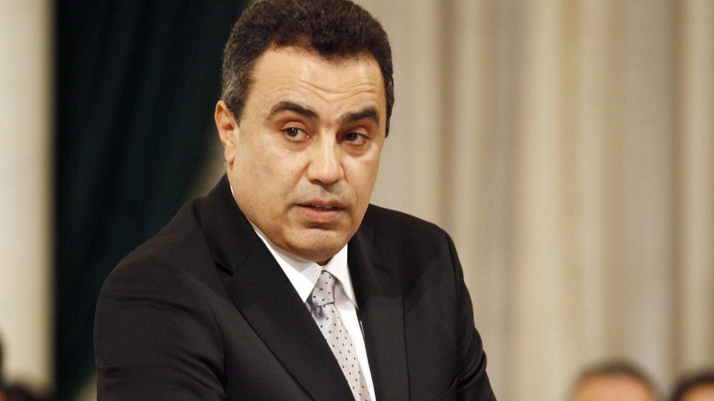 Mehdi Jomaa il giorno del suo insediamento come ministro, lo scorso marzo