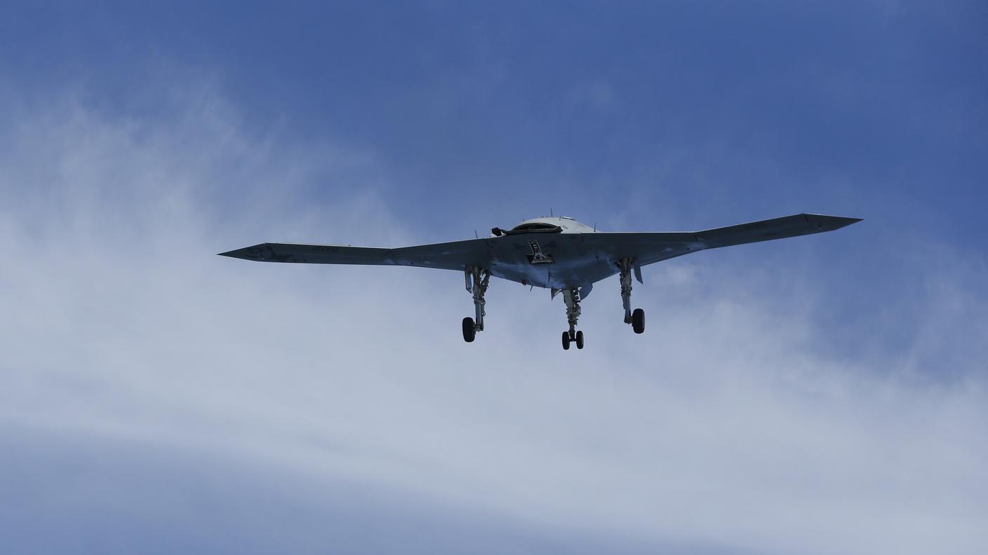Un drone da combattimento americano