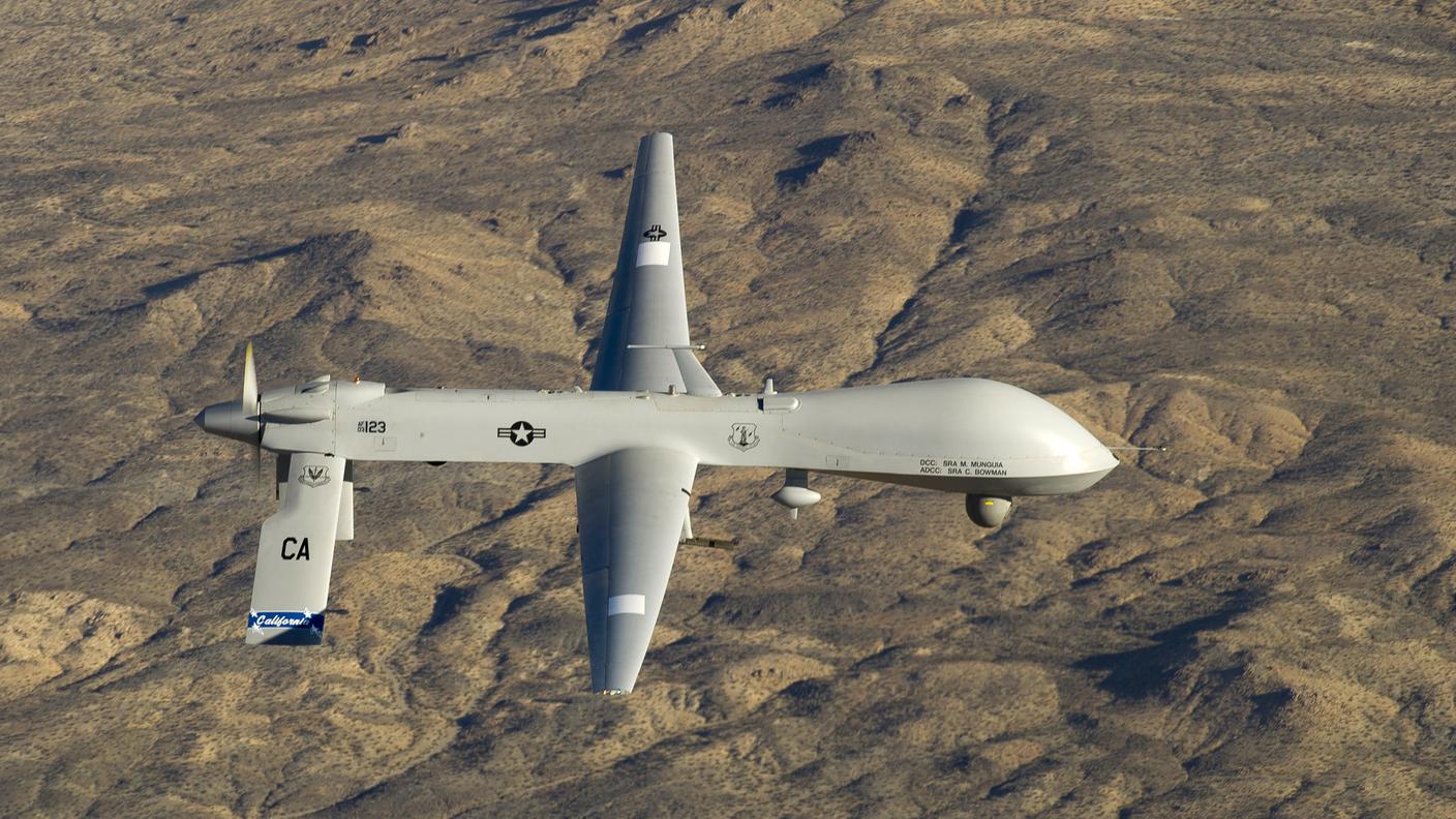 Un aereo senza pilota statunitense
