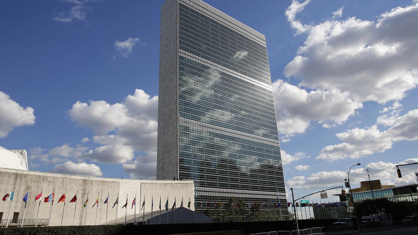 Il Palazzo di Vetro, sede dell'ONU