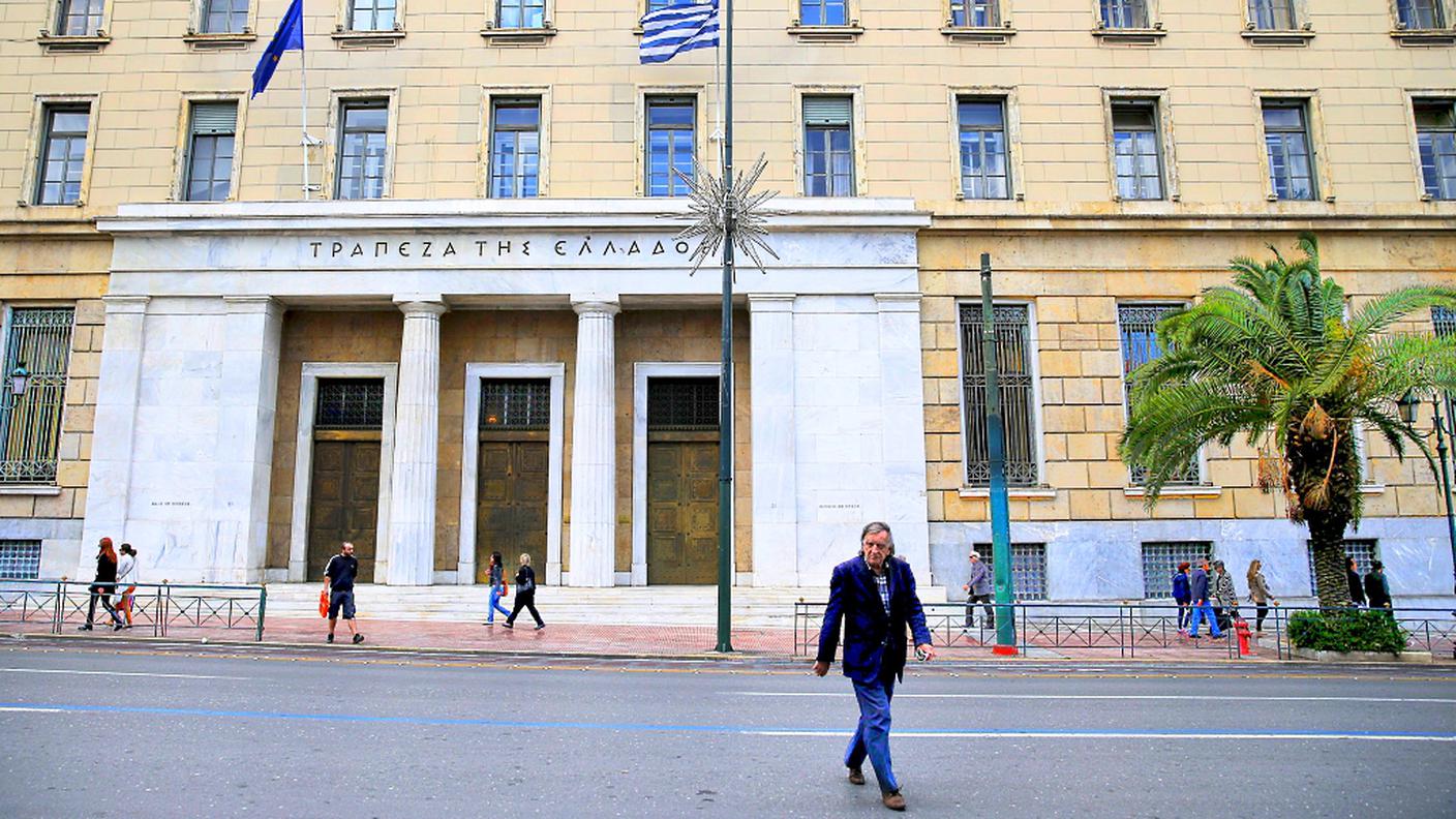 La sede della Banca nazionale greca