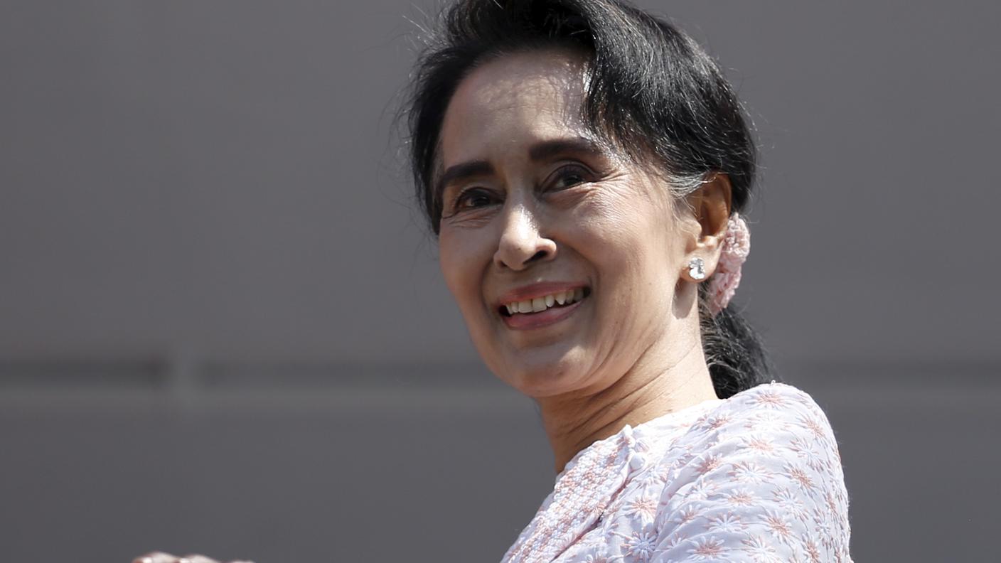 Aung San Suu Kyi può guardare fiduciosa al futuro del suo paese