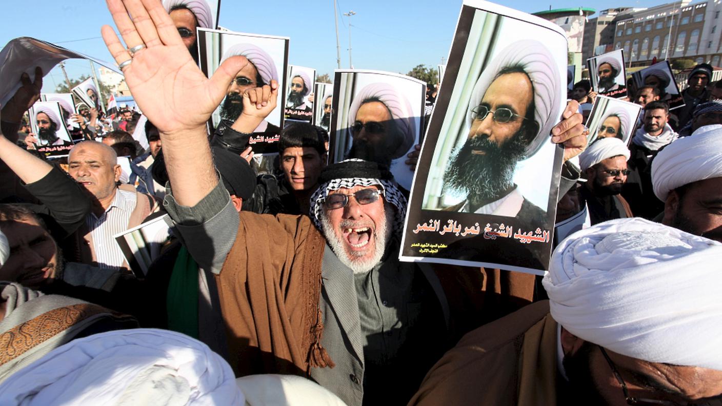 Le proteste in Iraq dopo l'esecuzione di Nimr al Nimr in Arabia Saudita