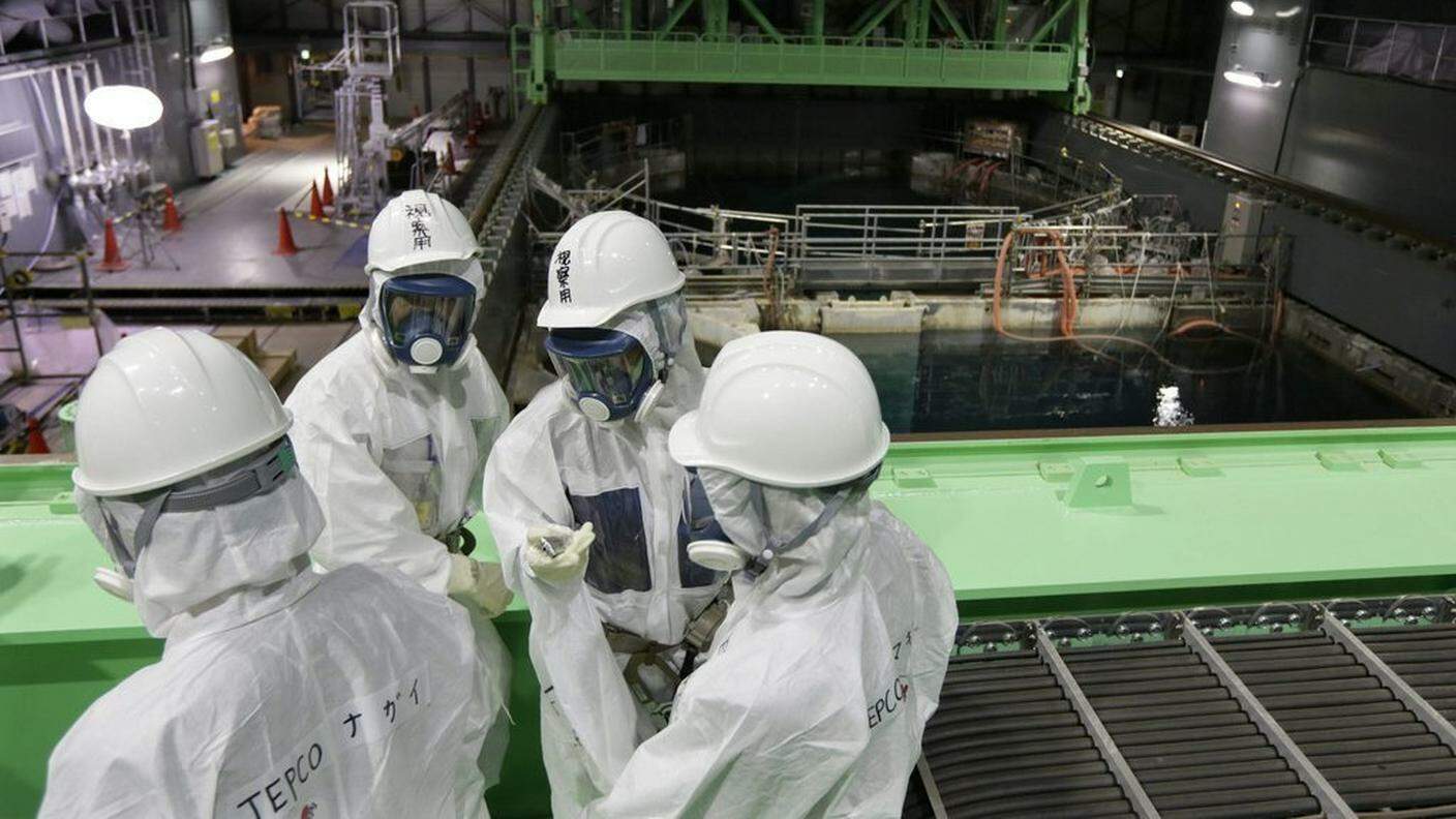 Il reattore numero 4 di Fukushima (archivio)