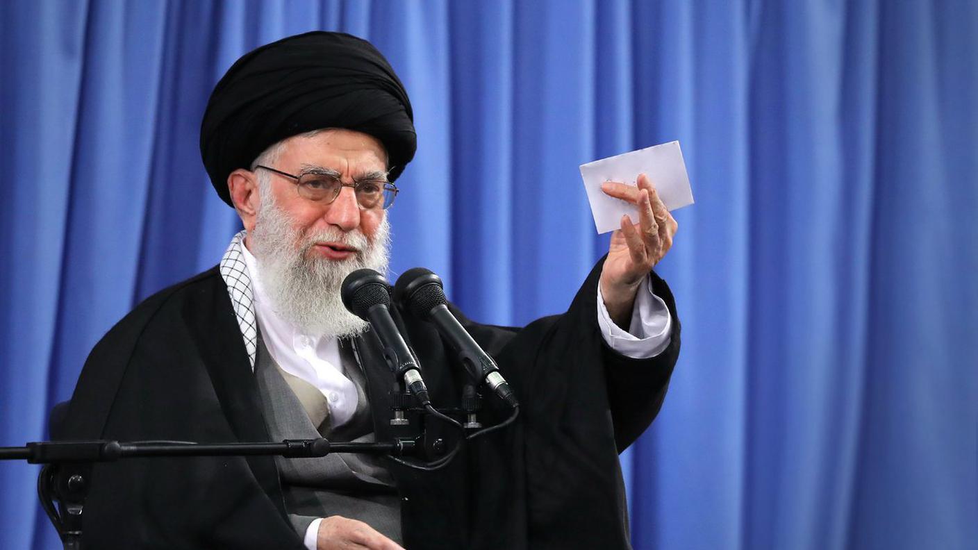 La guida suprema dell'Iran, ayatollah Sayyed Ali Khamenei