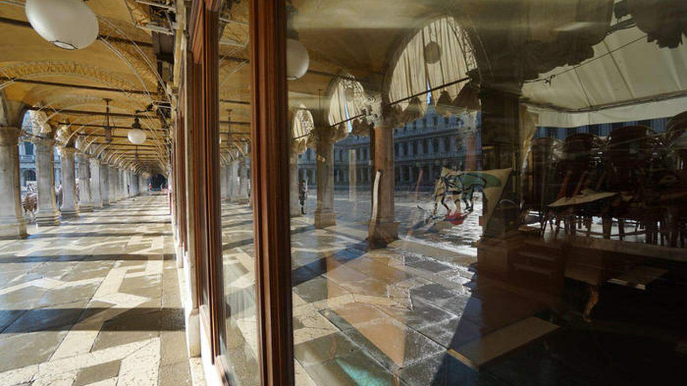 Piazza San Marco è spettrale
