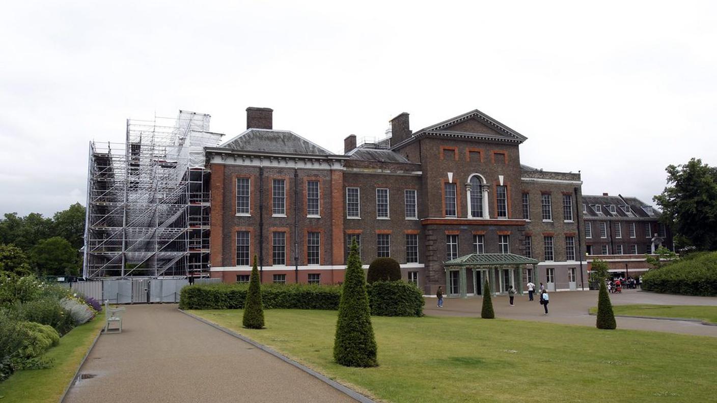 Il palazzo di Kensington, residenza reale a Londra