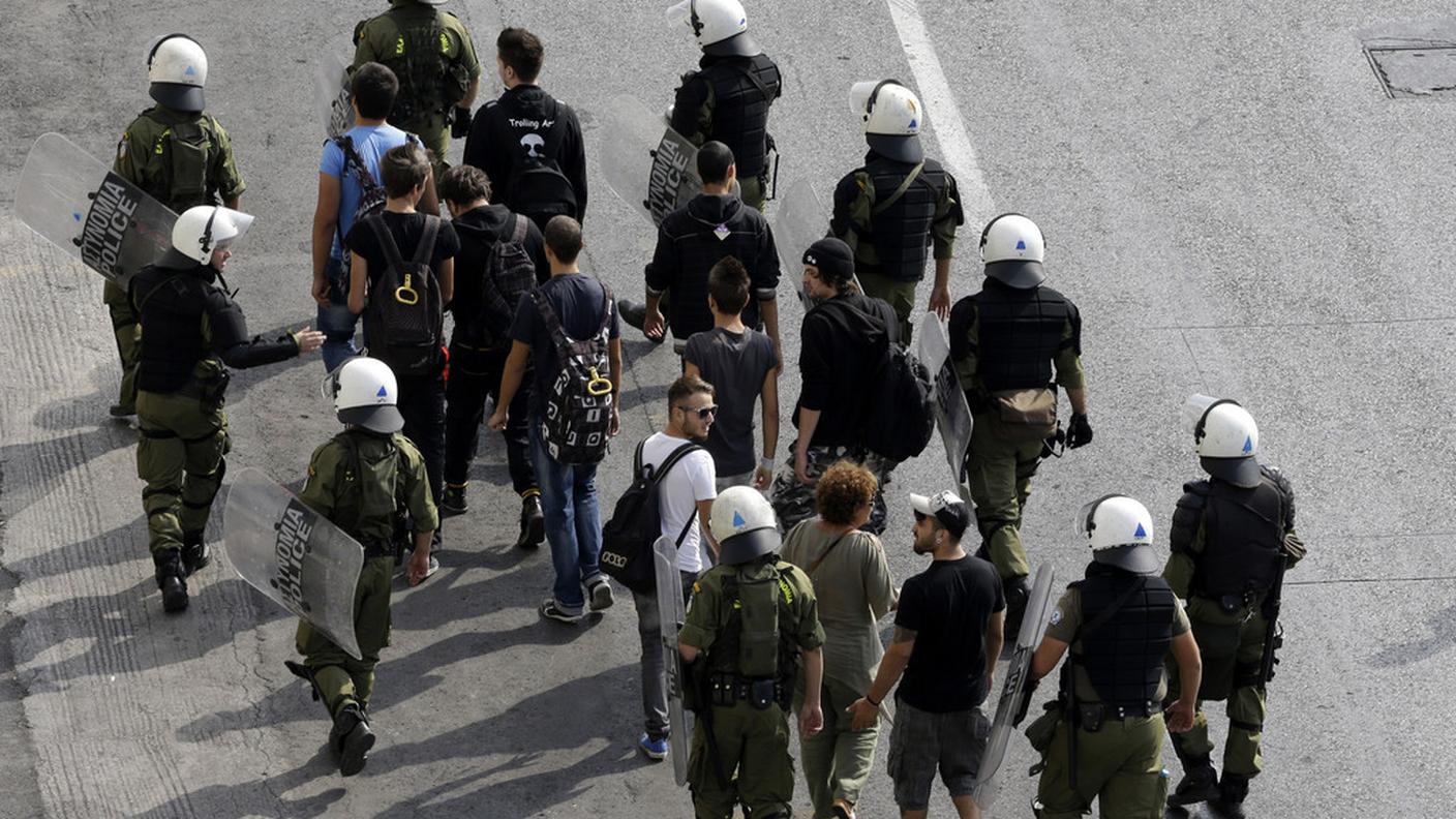 Diversi i dimostranti arrestati dalle forze dell'ordine greche