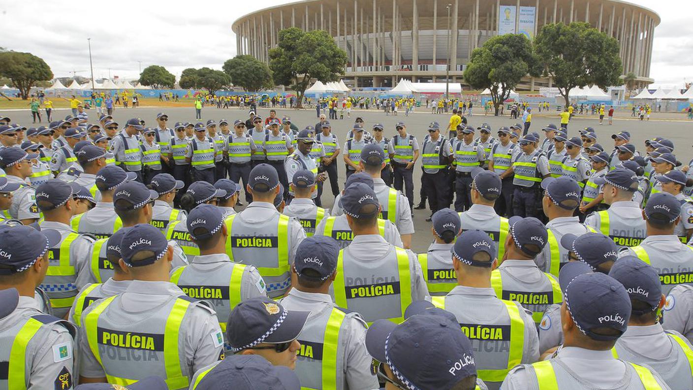 Istruzioni per i poliziotti brasiliani in vista della partita