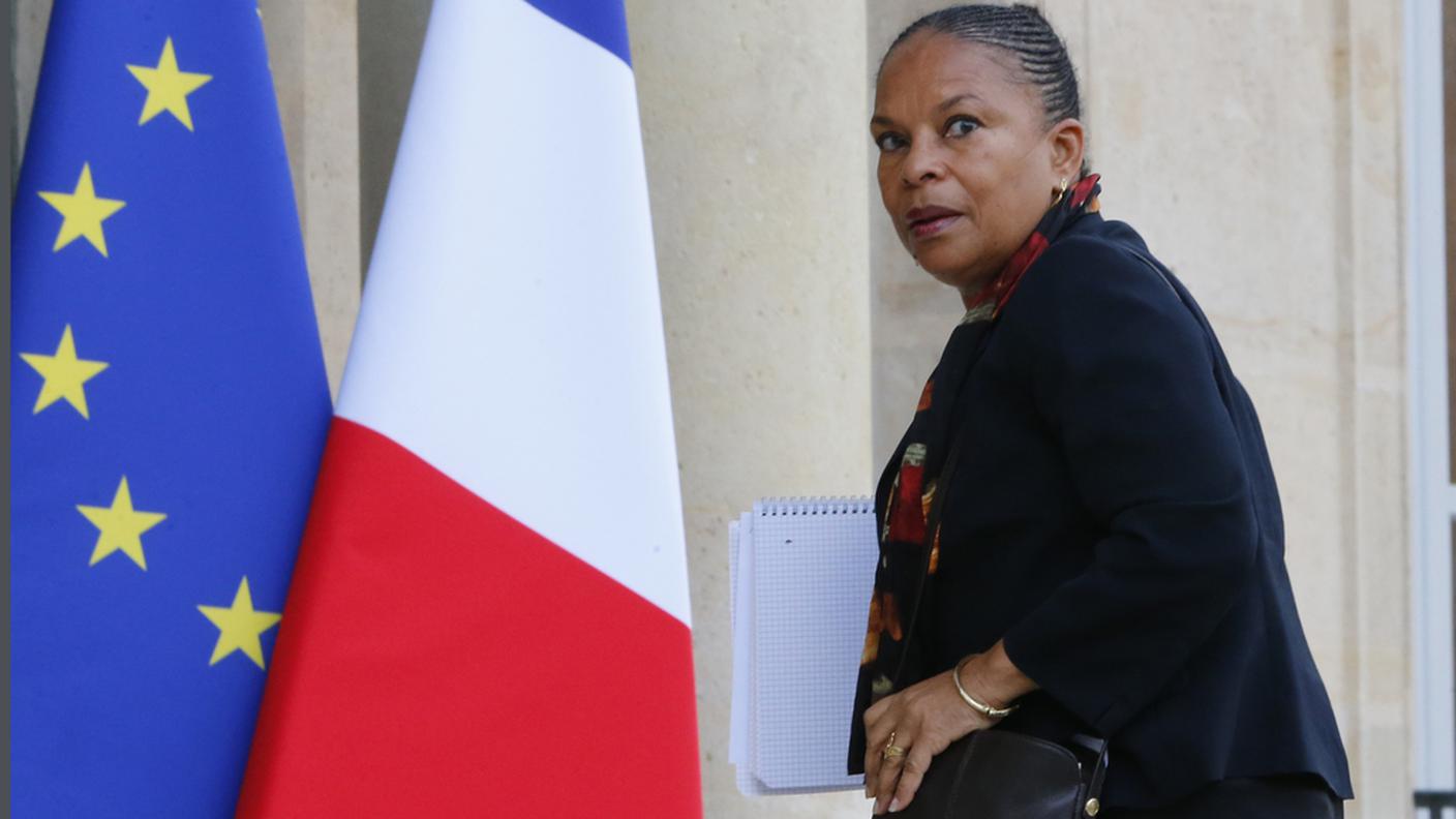 La ministra francese Christiane Taubira