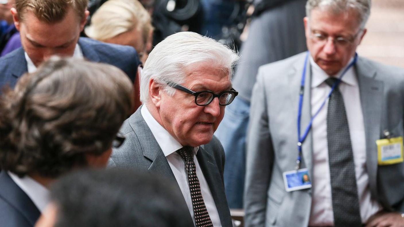 Il ministro tedesco Frank-Walter Steinmeier 