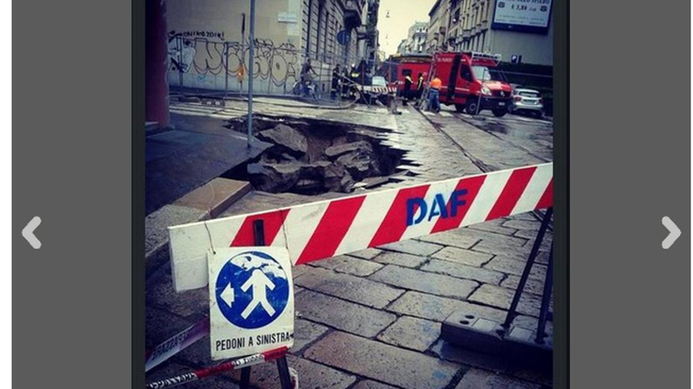 Corso Porta Romana è stato chiuso al traffico