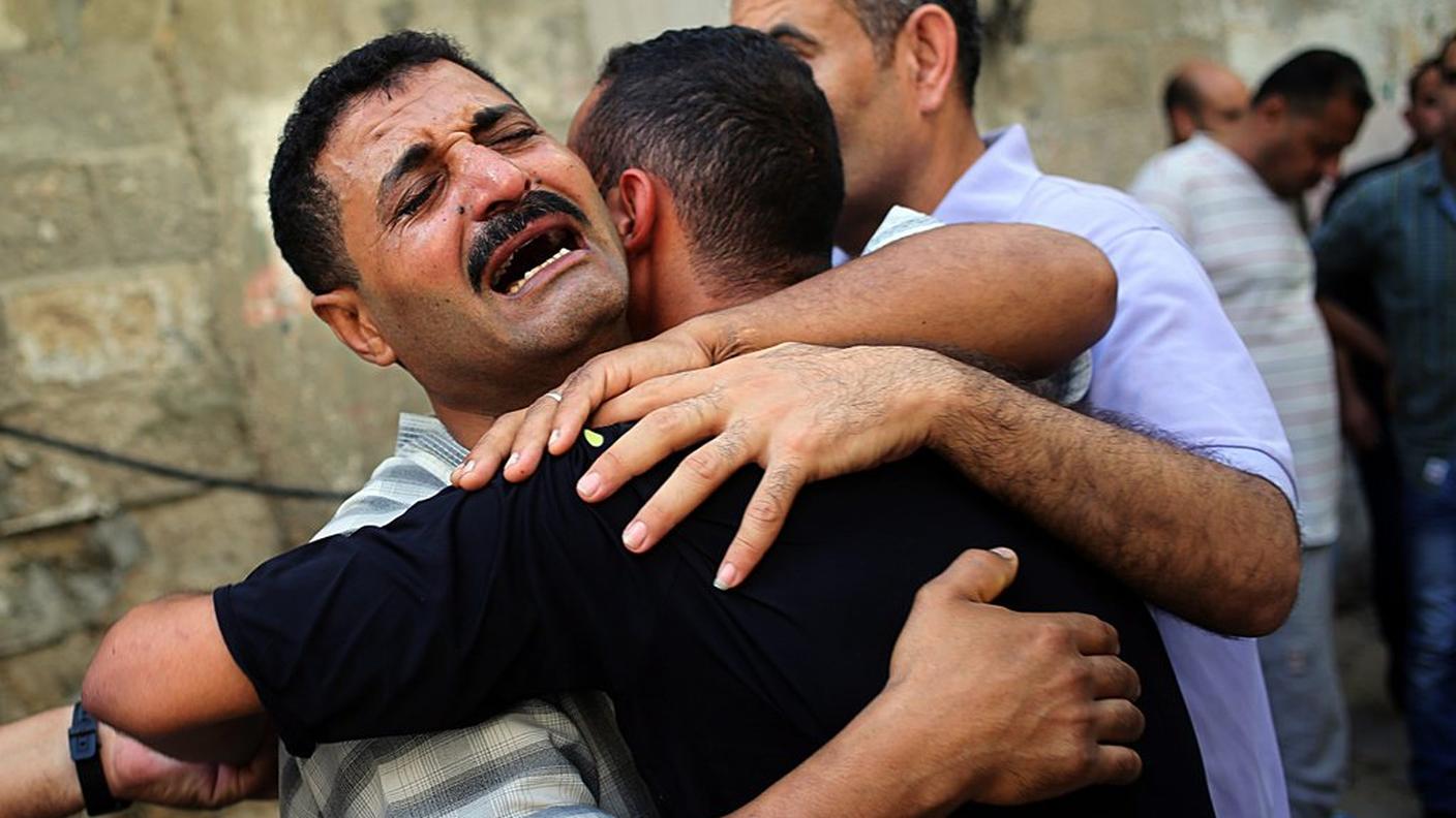 La disperazione di un padre palestinese