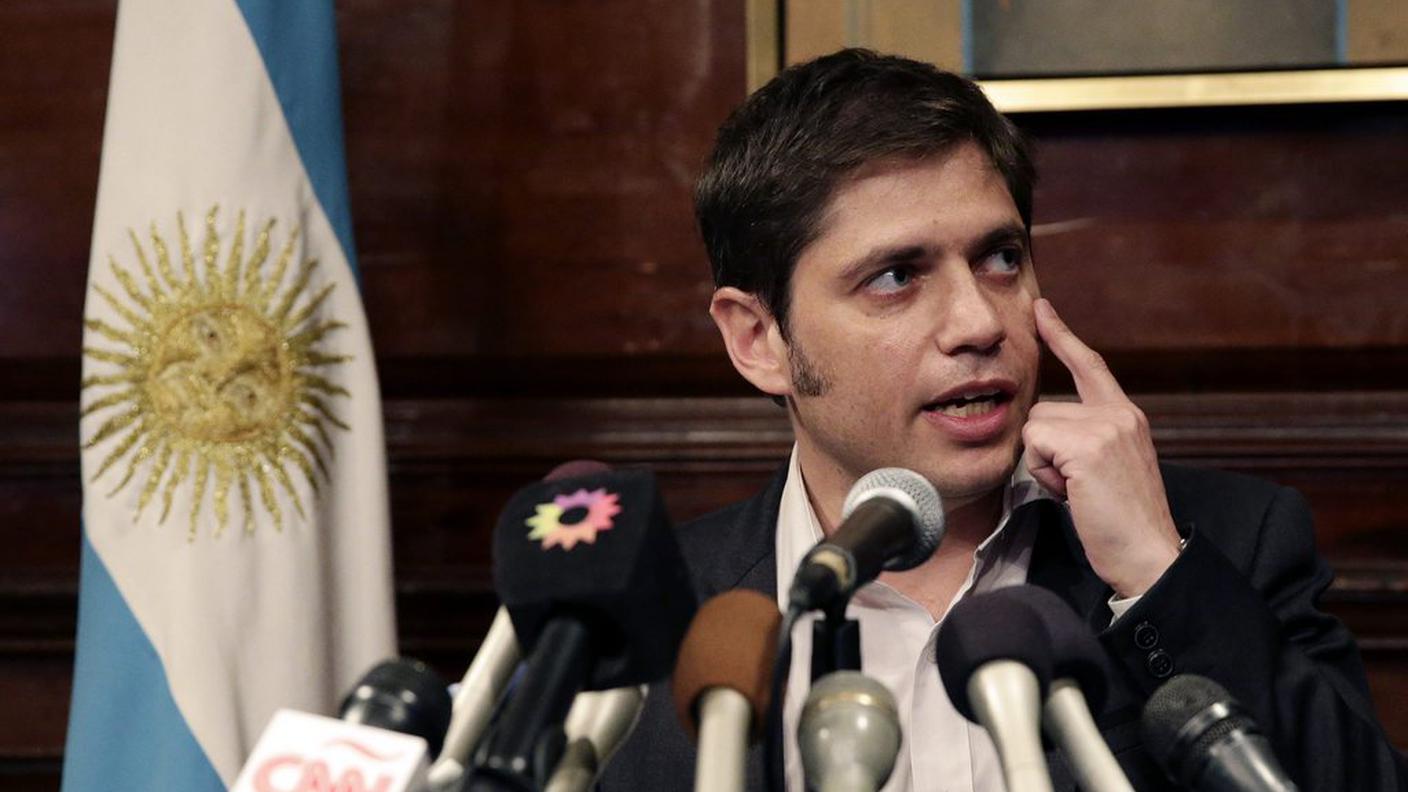 Il ministro dell'economia Axel Kicillof