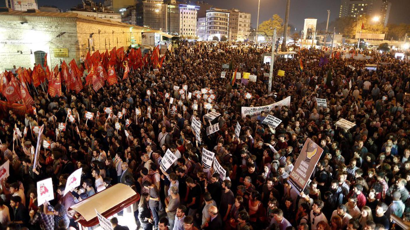 Le proteste a Istanbul