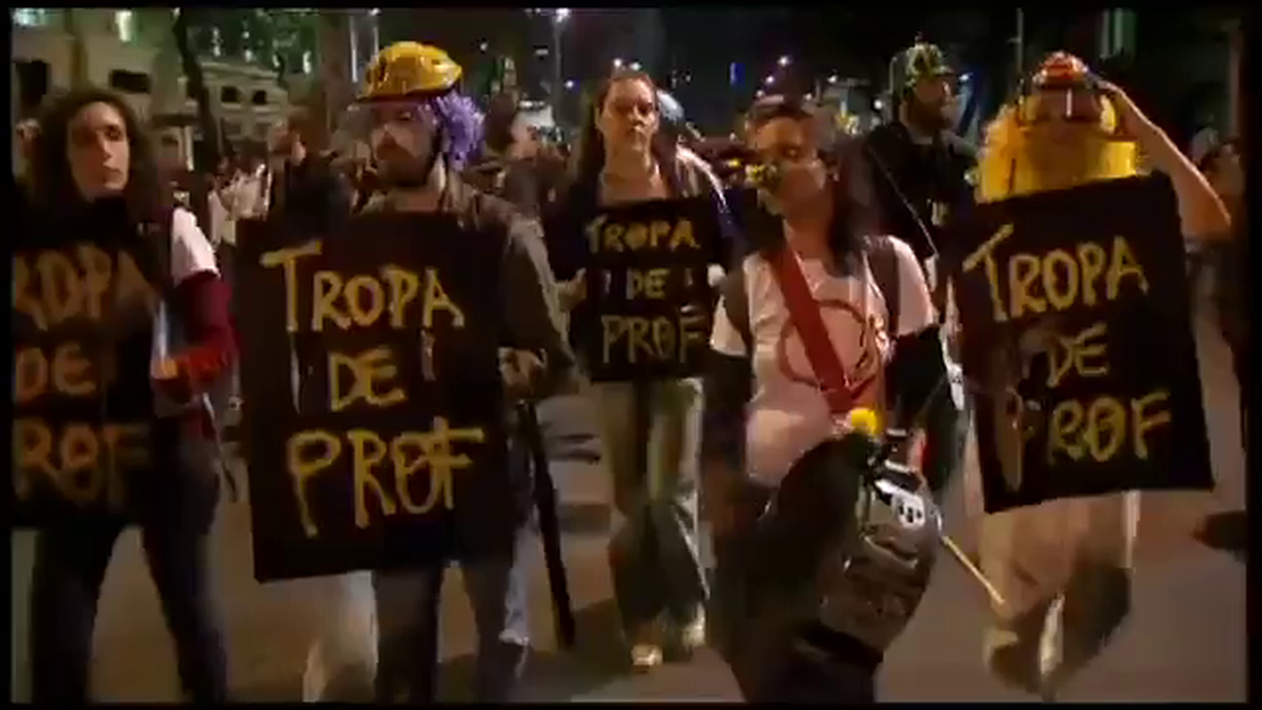 Tafferugli per le strade della città