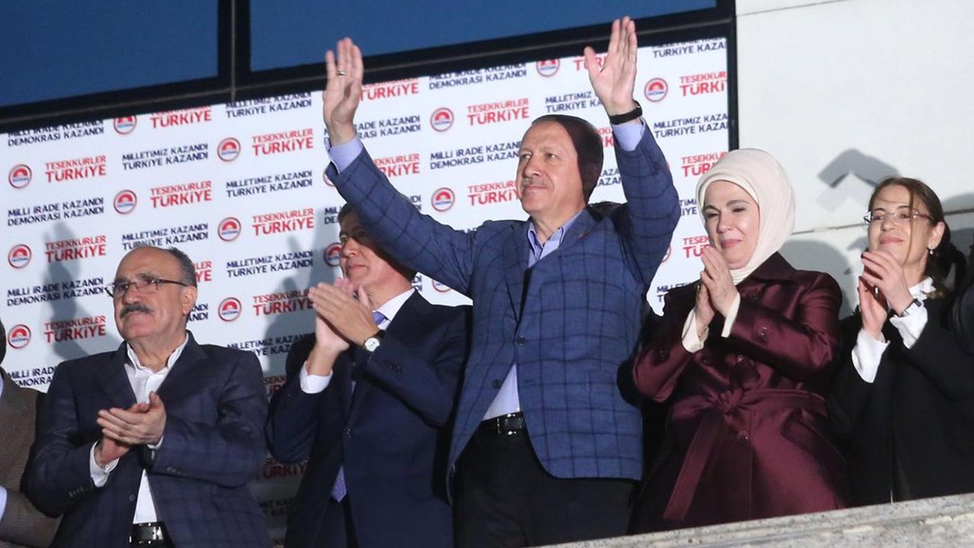 Il neo presidente turco Erdogan